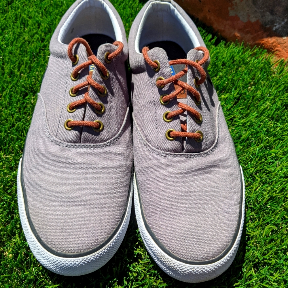 Polo Ralph Lauren Men's Canvas Shoes 9.5 Gray - Picture 3 of 6